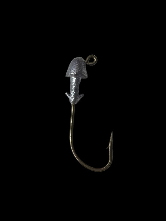 1/4 oz Premium Jig Heads 25 Pack – Strong Hook • Saltwater Ready • Dirty Bay Lure Company