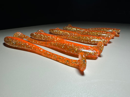 Baffin Snacks – 4.5” Dirty Shad Paddle Tail Soft Plastic (8-Pack)