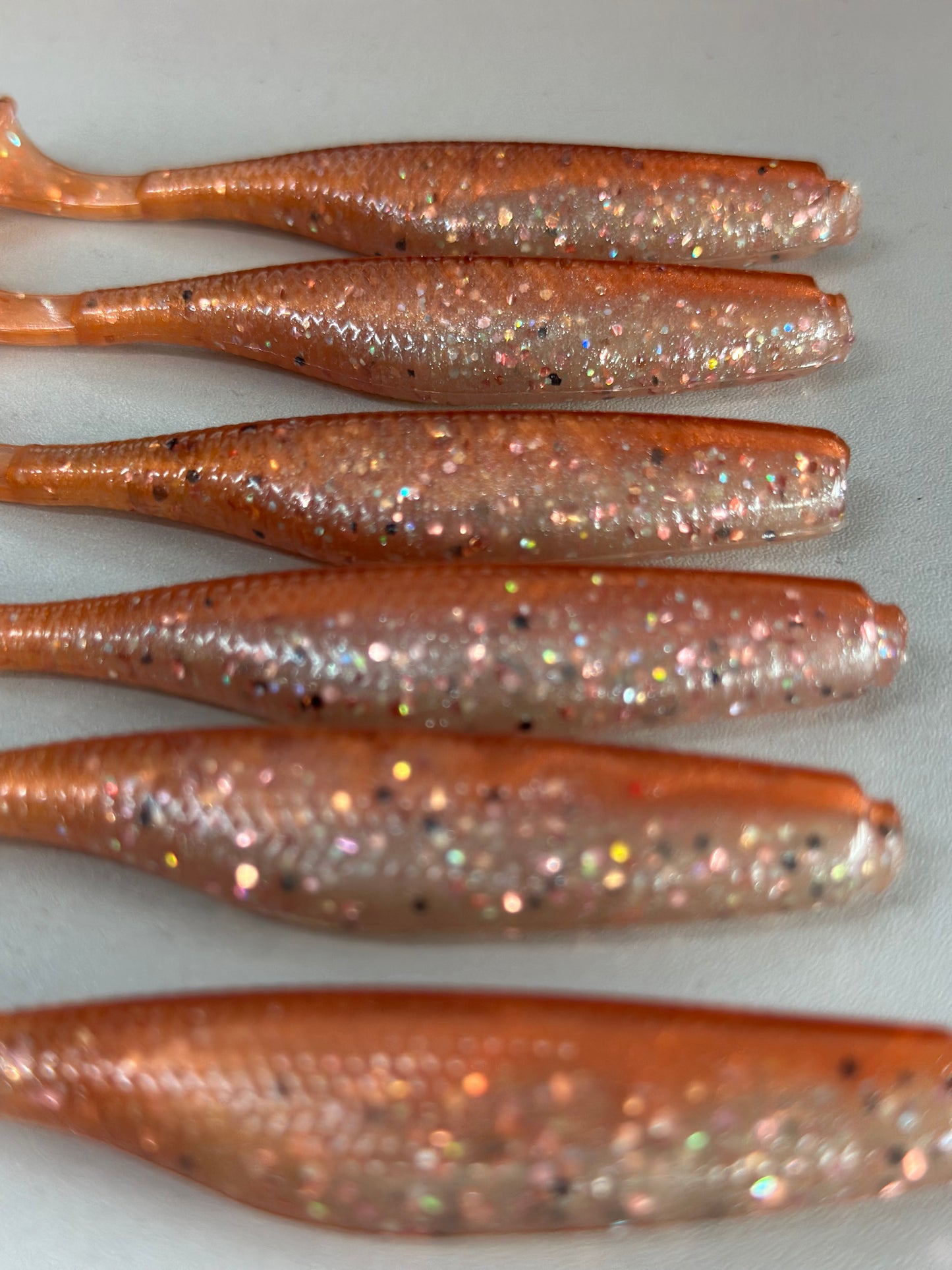 Dirty Penny – 3.8” Paddle Tail Soft Plastic Swimbait (8-Pack)