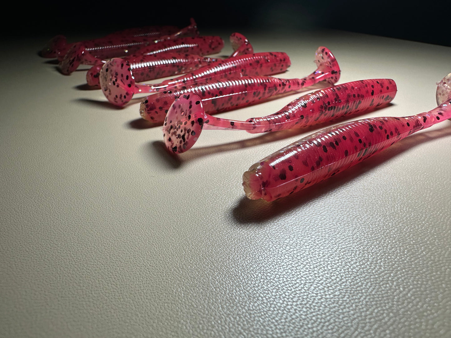Bubble Gum Thump - 3.8” Paddle Tail Soft Plastic Swimbait (8-Pack)