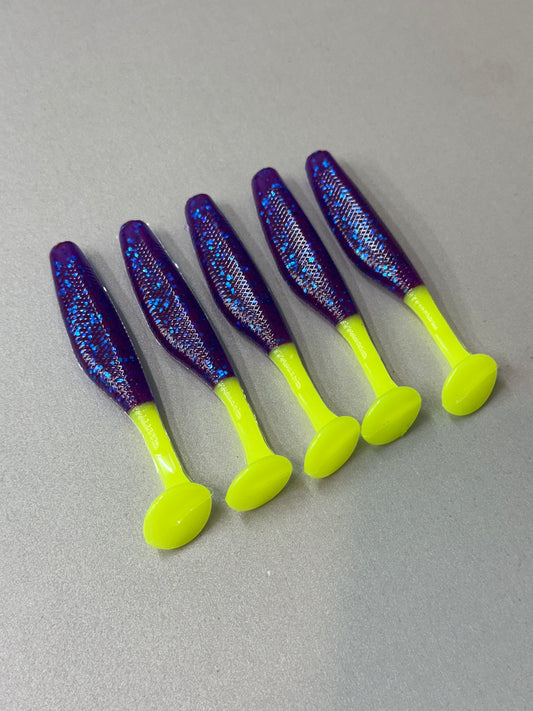 Sancho – 3.8” Paddle Tail Soft Plastic Swimbait (8-Pack)